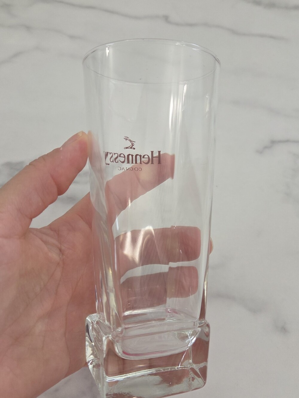 Hennessy Cognac Set of 6 Logo Glasses Barware Home Bar - Picture 14 of 14